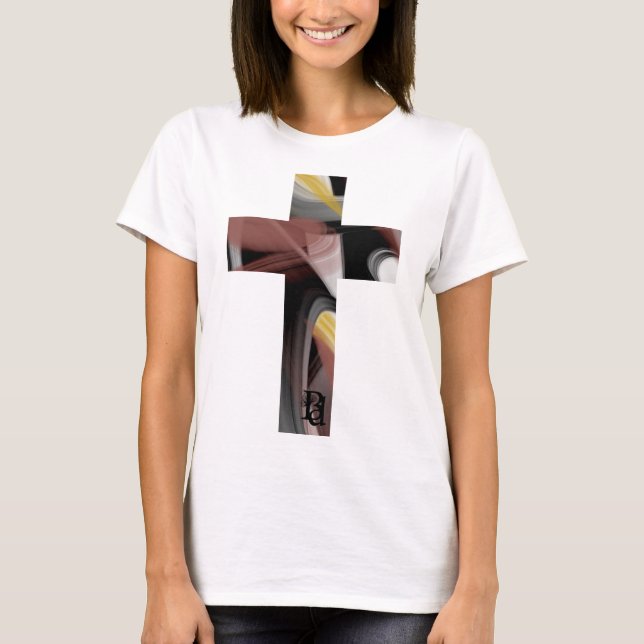 Camiseta T-Shirt Trend Abstrato Black White Powdery (Frente)