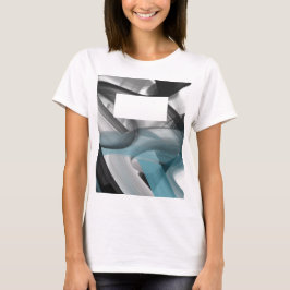 Camiseta T-Shirt Trend Abstrato Blue Ocean