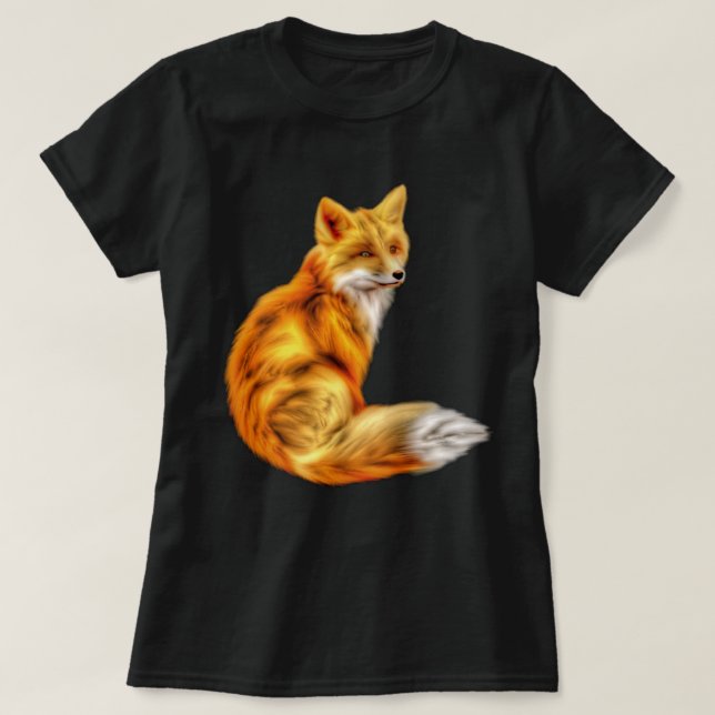 Camiseta T-Shirt Trendy Red Fox (Frente do Design)