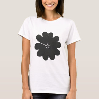 Camiseta T-Shirt Trendy Silver Metallic Flower