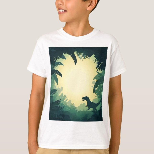 Camiseta T-Shirt Trendy T-Rex Dinossaur (Frente)