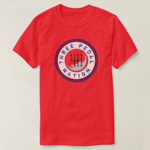 Camiseta T-Shirt três nações PEDAIS