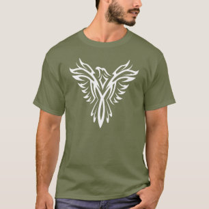 Camiseta T-shirt tribal branco do design do tatuagem de