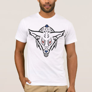 Camiseta T-shirt tribal do cão do raio