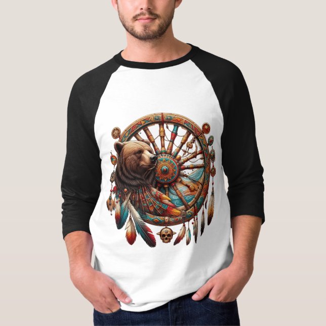 Camiseta T-Shirt Tribal Medicine Wheel (Frente)