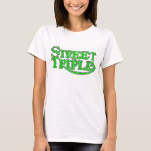 Camiseta T-shirt triplicar-se da rua das senhoras