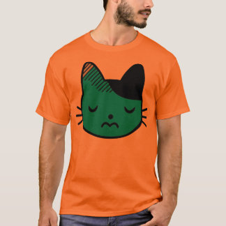 Camiseta T-shirt triste do gatinho