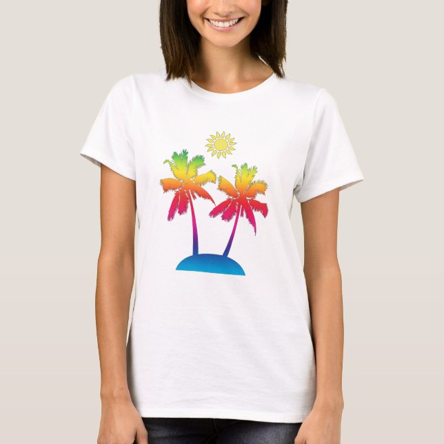 Camiseta T-Shirt Tropical (Frente)