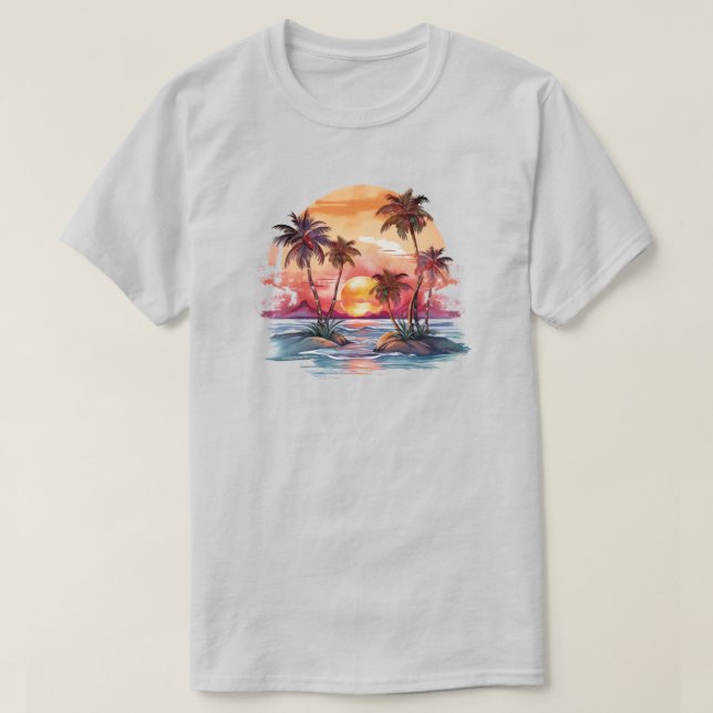 Camiseta T-Shirt Tropical (Frente do Design)