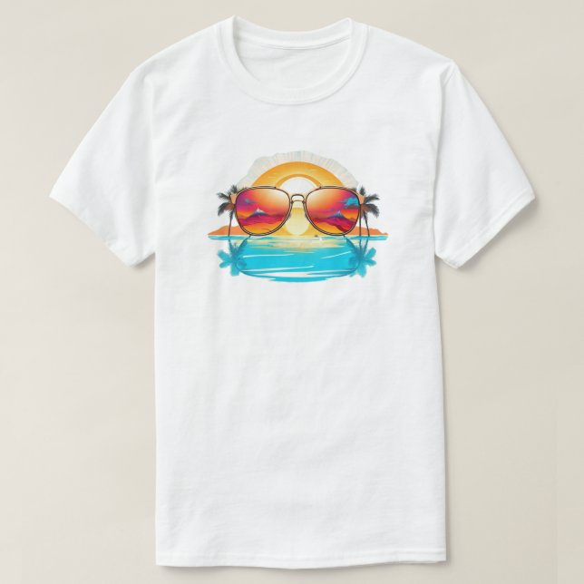 Camiseta T-Shirt tropical (Frente do Design)