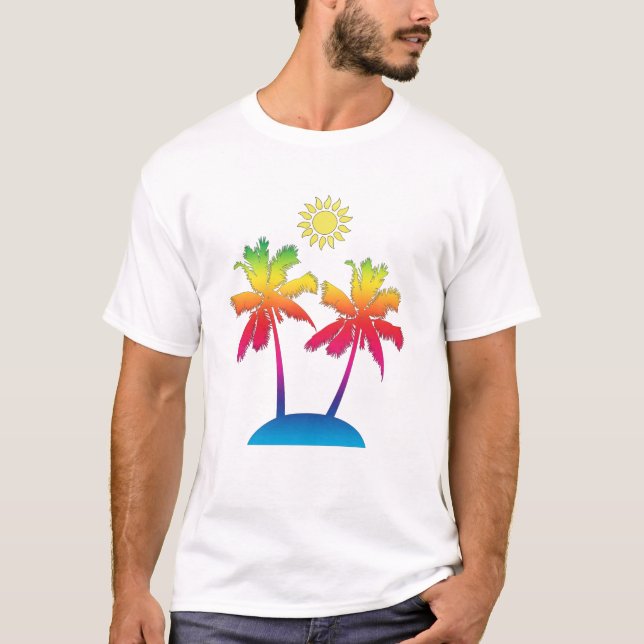 Camiseta T-Shirt Tropical (Frente)