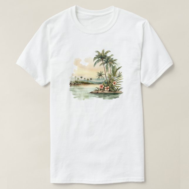 Camiseta T-Shirt Tropical (Frente do Design)