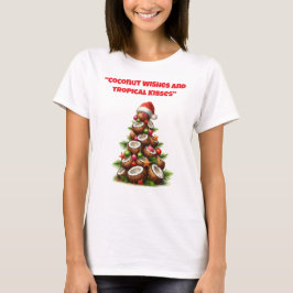 Camiseta T-Shirt-Tropical Christmas Family T Shirts