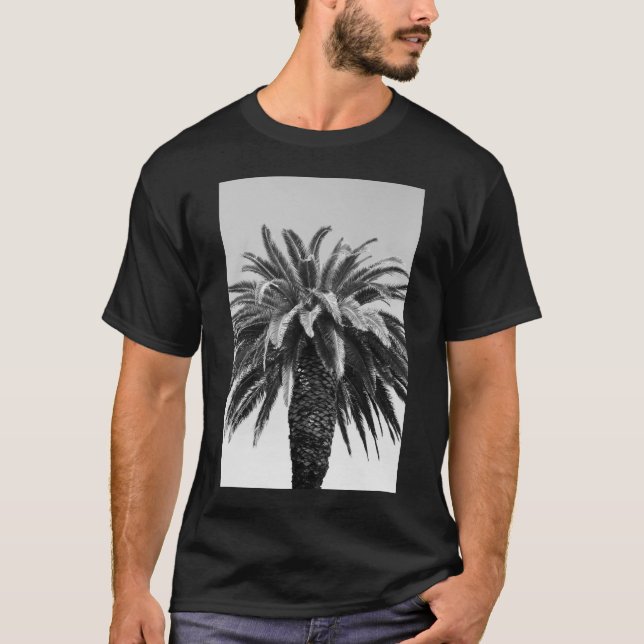 Camiseta T-shirt tropical da palmeira (Frente)