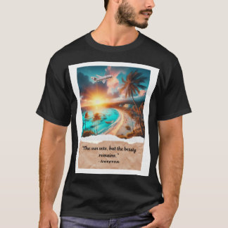 Camiseta T-Shirt Tropical de Escape Sunset