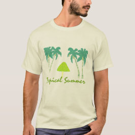 Camiseta T-Shirt Tropical de Verão