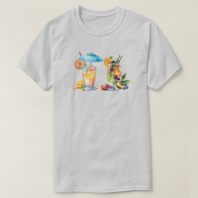 Camiseta T-Shirt Tropical Drink (Frente do Design)