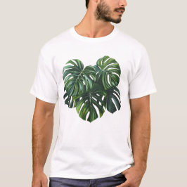 Camiseta T-Shirt Tropical Monstera Foliage