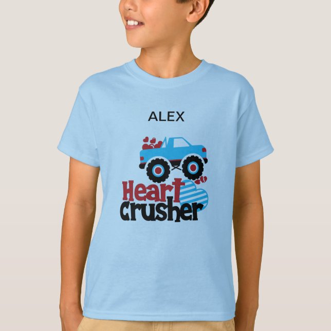 CAMISETA T-SHIRT "TRUCK HEART CRUSHER" (Frente)