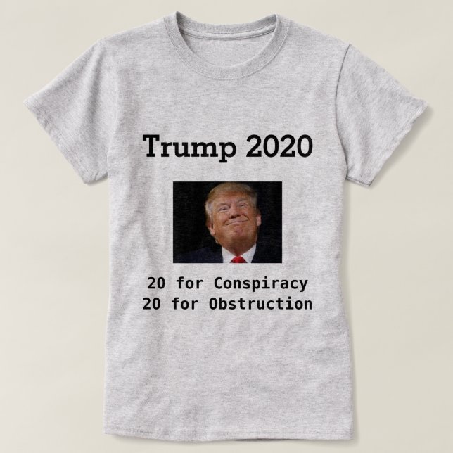 Camiseta T-Shirt Trump 2020 (Frente do Design)