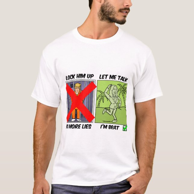 Camiseta T-shirt Trump vs Kamala (Frente)