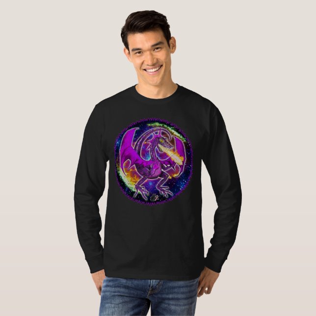 Camiseta T-Shirt Turmaline Cosmic Dragon (Frente Completa)