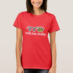 Camiseta T-shirt Twirling da rainha