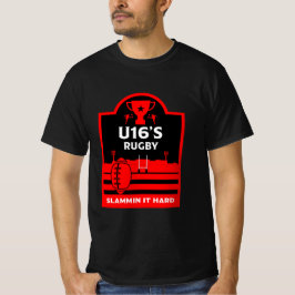 Camiseta T-Shirt U16 Júnior Jogadores de Rugby