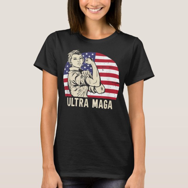 Camiseta T-Shirt Ultra Maga Messy (1) (Frente)