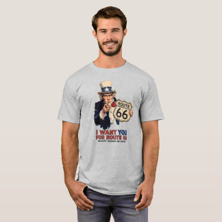 Camiseta T-shirt Uncle Sam Eu Quero Você Para a Rota 66
