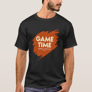 Camiseta T-Shirt Única do Tempo de Jogo