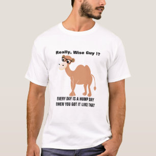 Camiseta T-Shirt Único Hump Day Memes   Quarta-feira Engraç