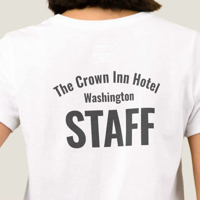 Camiseta T-Shirt Uniforme de Funcionarios Hotel (Criador carregado)