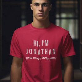 Camiseta T-Shirt Uniforme de Funcionarios Personalizado com