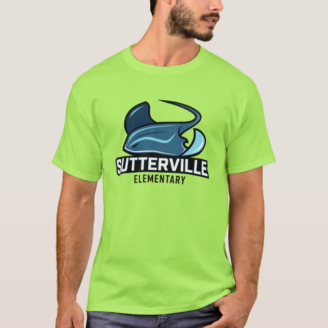 Camiseta T-Shirt Unisex Básico (Sutterville) (Frente)