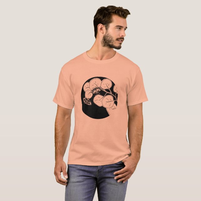 Camiseta T-shirt unisex da traça da lua (Frente Completa)