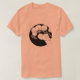 Camiseta T-shirt unisex da traça da lua (Frente do Design)