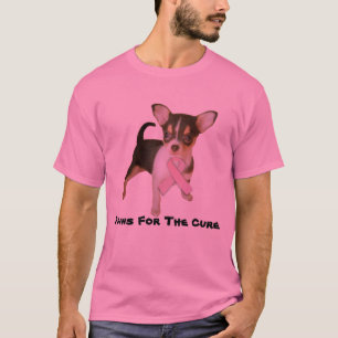 Camiseta T-shirt unisex do cancro da mama da chihuahua