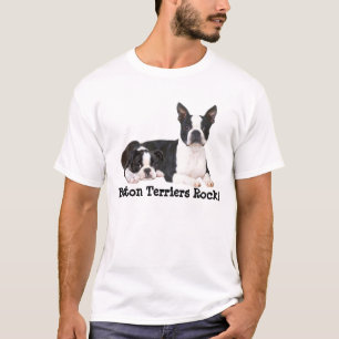 Camiseta T-shirt unisex dos amigos de Boston Terrier