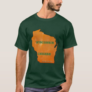 Camiseta T-shirt unisex dos homens TDZ do mapa do orgulho