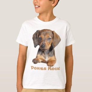 Camiseta T-shirt unisex dos miúdos tão bonitos do Dachshu
