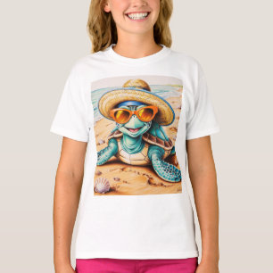 Camiseta T-Shirt Unisex Feliz Tartaruga