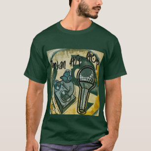 Camiseta T-shirt URBANO de HIP HOP, escuro