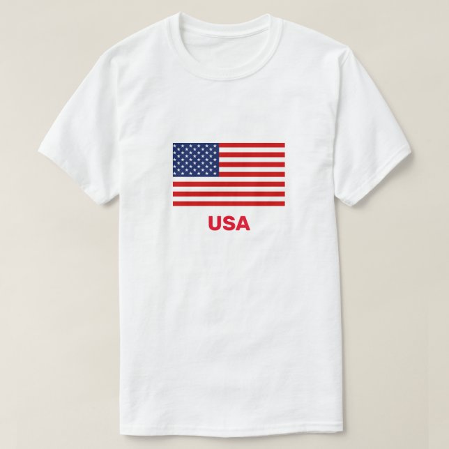 Camiseta T-Shirt USA (Frente do Design)