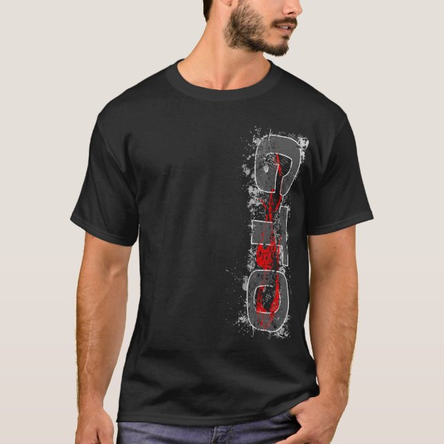 Camiseta T-shirt v2 vermelho de GTO Vert (Frente)