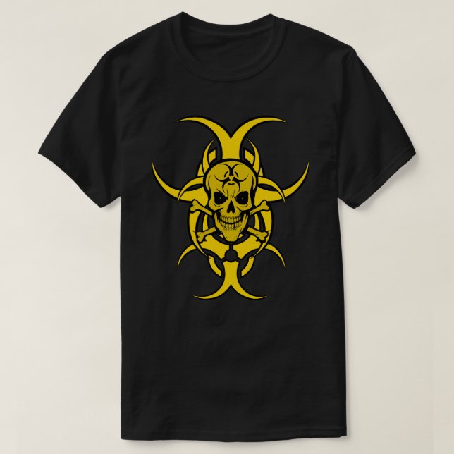 Camiseta T-Shirt v3 com ranhura de Bio Hazard (Frente do Design)