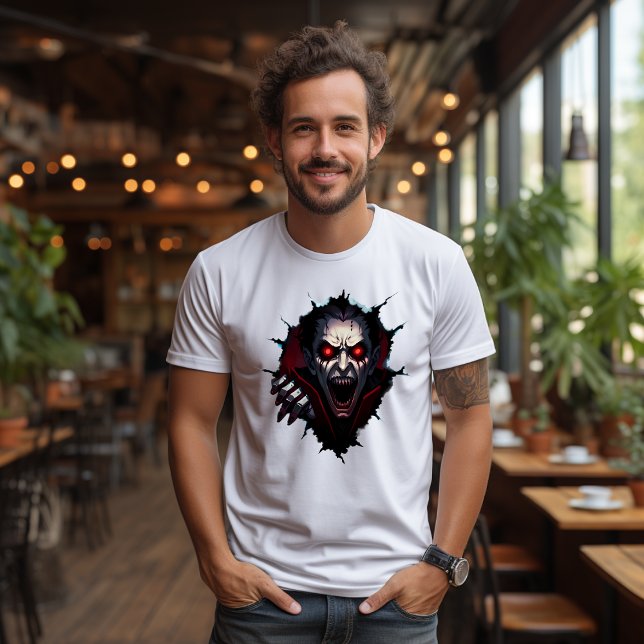 Camiseta T-shirt Vampire Effrayant, Dracula (Criador carregado)
