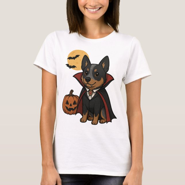 Camiseta T-Shirt Vampiro de Cães Australianos (Frente)