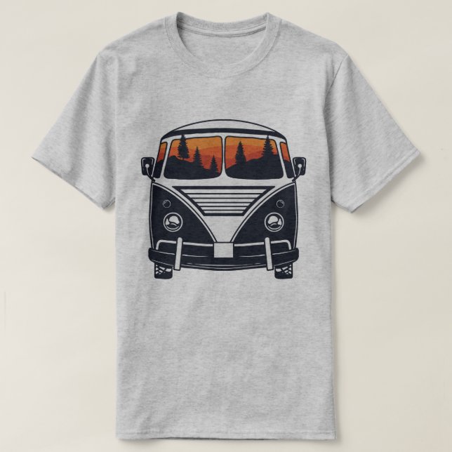 Camiseta T-Shirt Van Retro (Frente do Design)