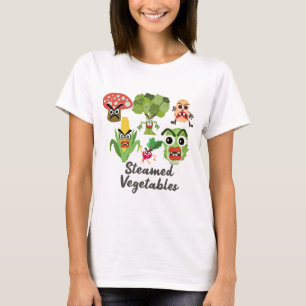Camiseta T-shirt vegetal engraçado da chalaça para senhor